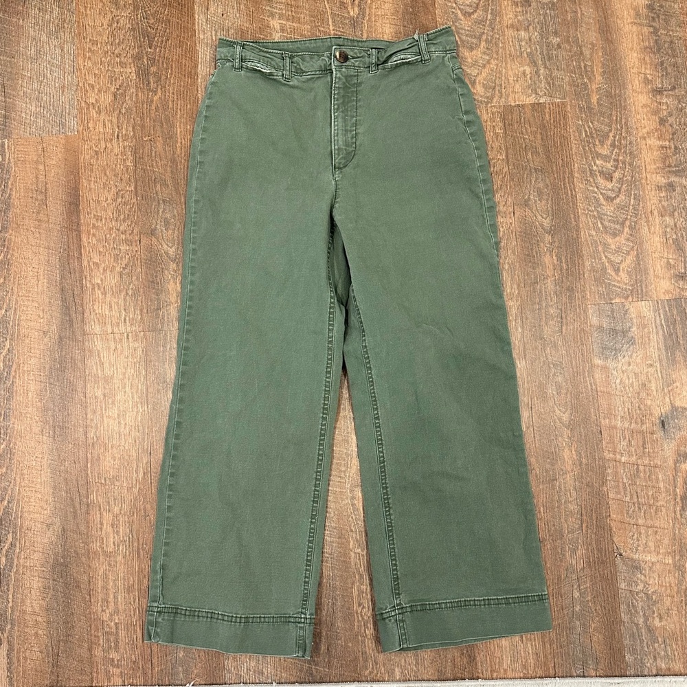 Old Navy Light Olive High-Rise Wide Leg Pants Label - Picture 2 of 4
